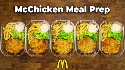 McChicken Meal Prep for Weight Loss - YouTube