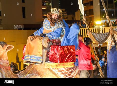 Benidorm, Spain. 5th Jan, 2015. Today "Dia de los Reyes Magos" the Three Kings from the Middle ...