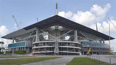 N deck roof deck enables striking new look for Miami Dolphins stadium