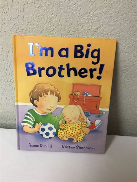 IM A Big Brother Hard Cover Book for Boys Children All Ages Toys - Etsy