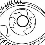 Eyeball Coloring Page Black And White · Creative Fabrica sketch template