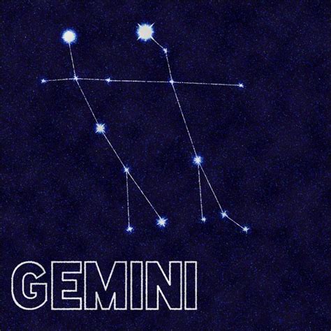 Items similar to Gemini Constellation Print on Etsy