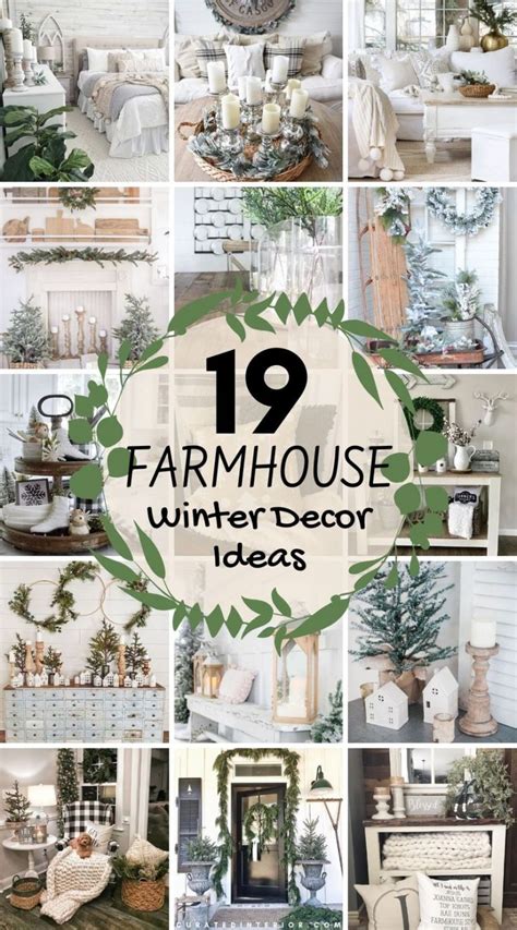 19 Farmhouse Winter Decor Ideas