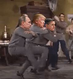 DownWithTyranny!: Señor Trumpanzee Goes To Europe-- Putin Victory Dance