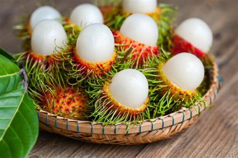 Premium Photo | Rambutan fruit harvest from the garden rambutan tree ...