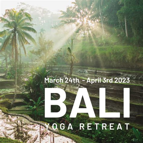 Retreat in Paradise – Bali Yoga Retreat | March 2023 – Maruka