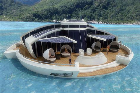 The Luxury Solar Floating Island Resort