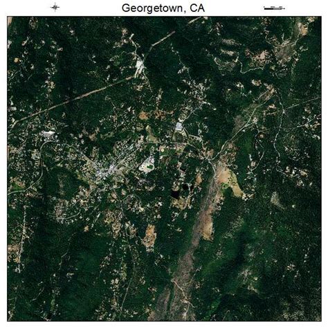 Aerial Photography Map of Georgetown, CA California