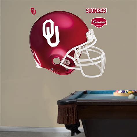 Oklahoma Sooners Helmet Wall Decal | Shop Fathead® for Oklahoma Sooners Decor