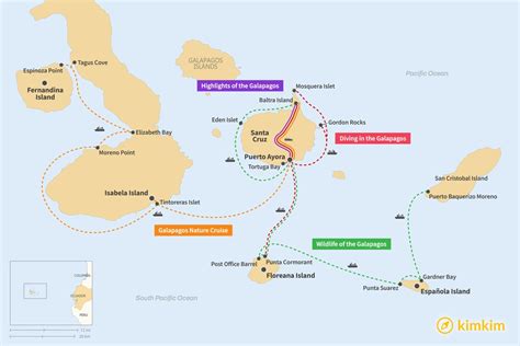 Galapagos Islands Travel Maps - Maps to help you plan your Galapagos ...