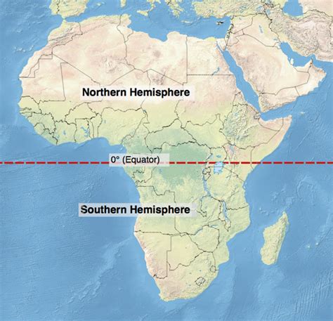 Map Of Africa With Equator – Map Vector