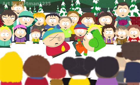 Kyle vs Cartman (Redrawn) by cartman1235 on DeviantArt