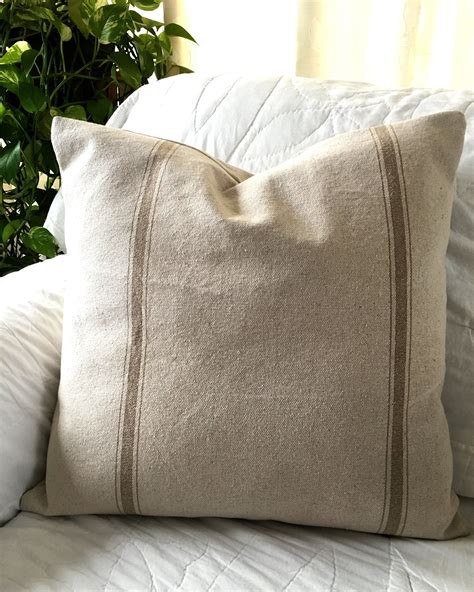 Throw Pillow Cover Home Decor Farmhouse Pillow Cover Neutral | Etsy ...