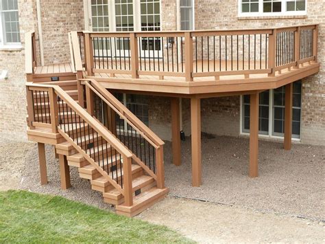 Deck-Stair-Railing-Ideas-Pictures #deckconstruction Deck Stair Railing ...