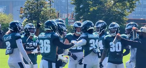 Eagles practice observations: CB leaves field early; ‘Building a story ...