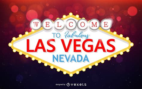 Las Vegas Sign Landmark Design Vector Download