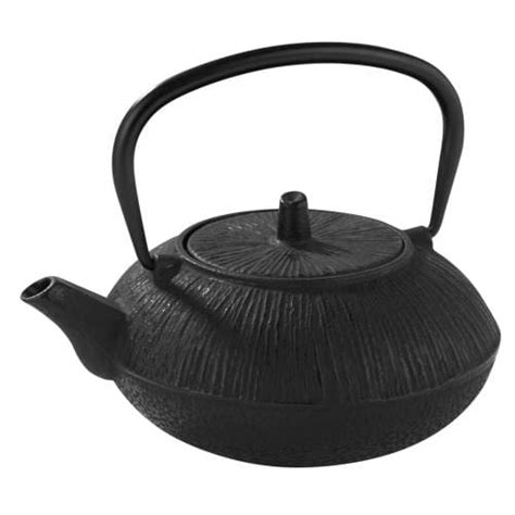 CAST IRON TEA POT [JAPANESE] - BLACK 800ml | Euro Shop Equipment