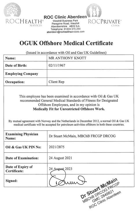 UKOOA Medical - Expiry Aug 2023 - anthonyknott.com