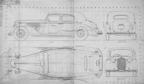 Car blueprints for a perfect decoration - Automobili Eleganza