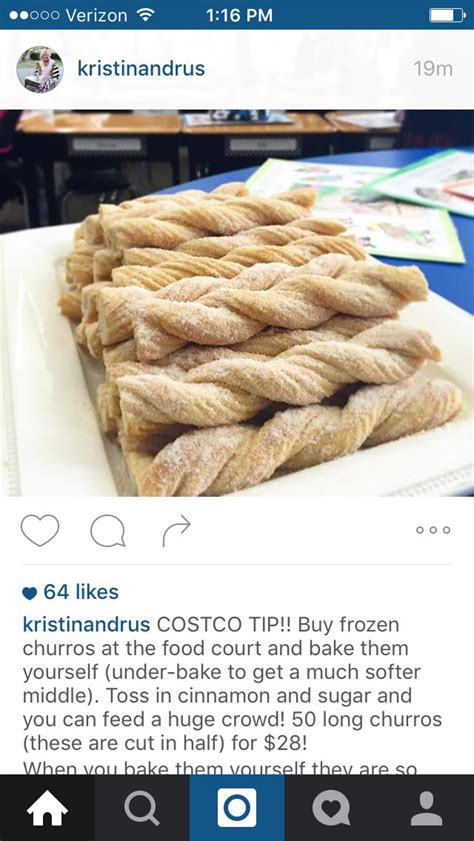 Buy Costco frozen churro a from food court & bake at home! | Costco party food, Churros, Kid ...