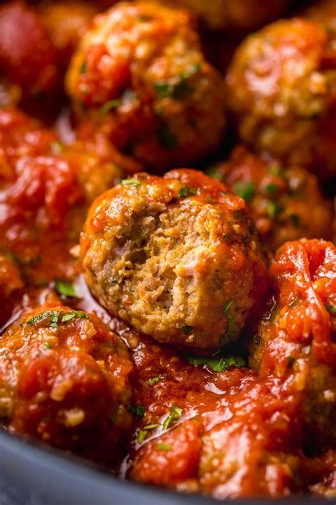 Italian Sausage Meatballs - Baker by Nature