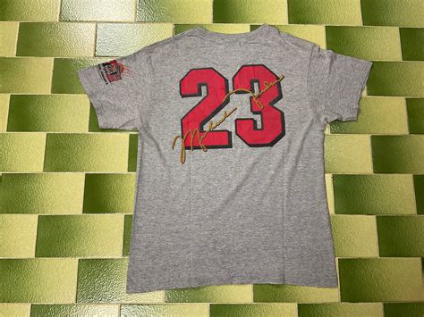 Vintage NIKE Michael Jordan's The Restaurant T-Shirt Air Jordan NBA Tee Double Sided Print Fits ...