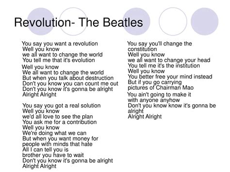 PPT - Revolution- The Beatles PowerPoint Presentation, free download - ID:5516482