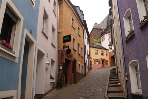 Saarburg Waterfall - Falls in a German Medieval City Center