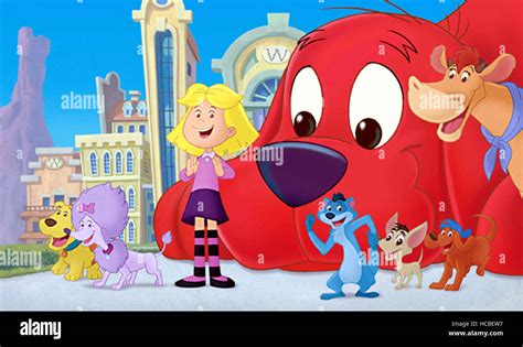 CLIFFORD'S REALLY BIG MOVIE, T-Bone, Cleo, Emily Elizabeth, Clifford the Big Red Dog ...