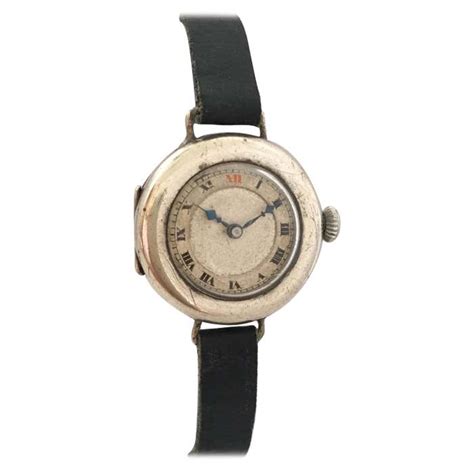 1920s Silver Vintage Ladies Trench Watch at 1stDibs