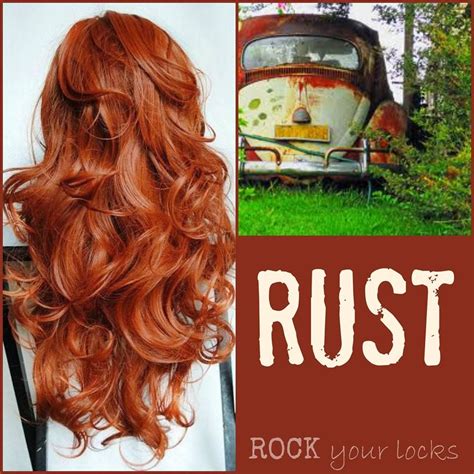 Rust Hair Colour Inspiration ♡ Rock your Locks Hair Color Auburn, Ombre ...