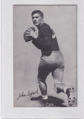 1948 - 52 Exhibit Football JOHN LUJACK Chicago Bears Notre Dame Heisman ...