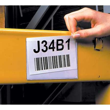 Barcode Label Holders for Warehouse Racks | Shelf Tag Supply