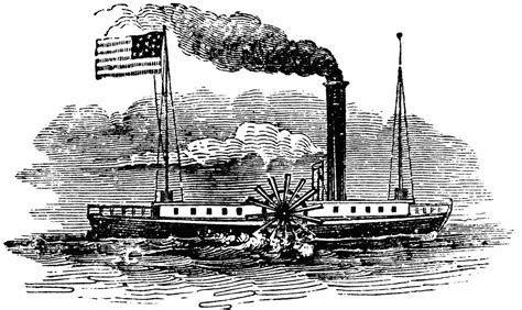 Steamboat | ClipArt ETC | Barcos a vapor, Revolución industrial, Barcos