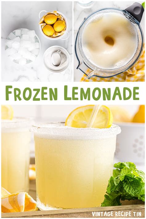 Frozen Lemonade - Retro Potluck