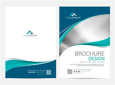 Brochure Layout template, cover design background 557024 Vector Art at Vecteezy