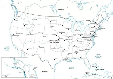 Printable Map Of Us With Major Highways - Printable US Maps