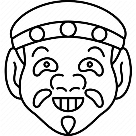 Mask, daikoku, lucky, fortune, gods icon - Download on Iconfinder