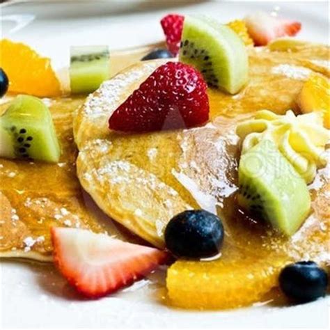 Pancakes with fresh fruit - Go Deli Cafe & Catering