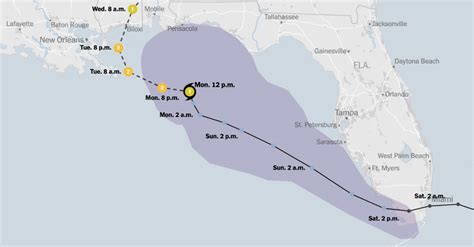 Tracking Hurricane Sally’s Path: Map - The New York Times