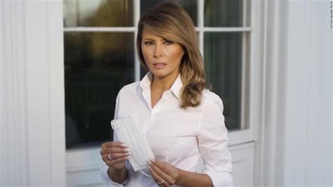 Melania Trump encourages face mask use with photo of herself - CNNPolitics