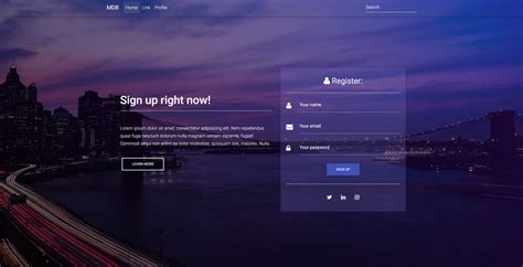 Bootstrap background image - examples, tutorial & advanced usage - Material Design for Bootstrap