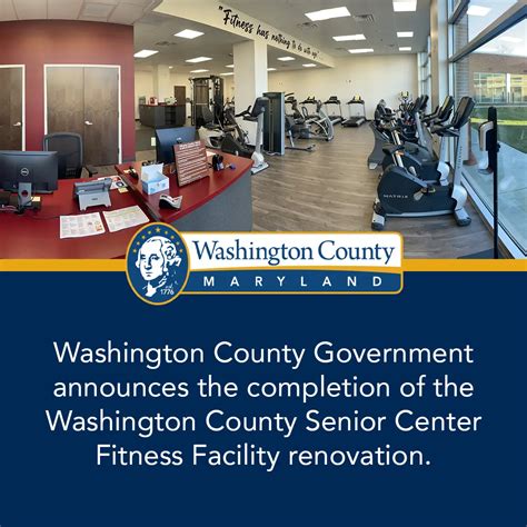 Washington County Completes Senior Fitness Facility Renovation at Senior Center Campus ...