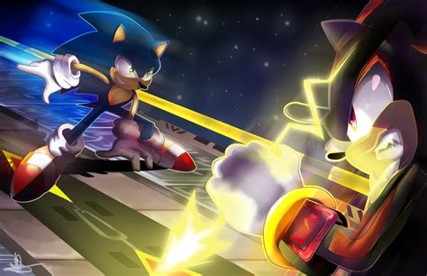 Shadow vs Sonic - Sonic the Hedgehog Photo (38001018) - Fanpop