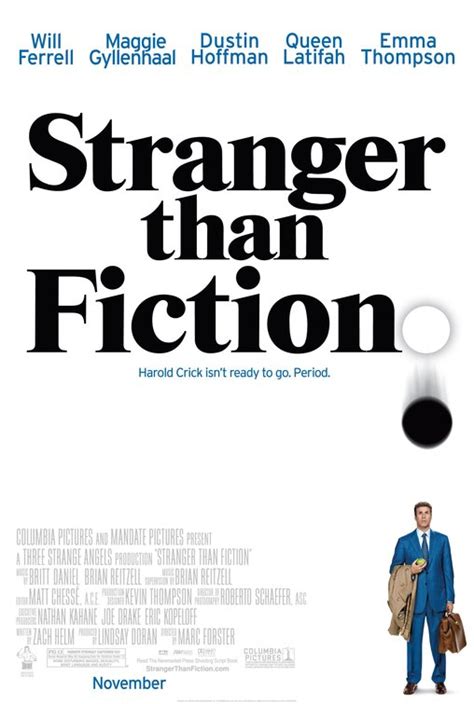 Stranger Than Fiction Movie Poster (#1 of 3) - IMP Awards