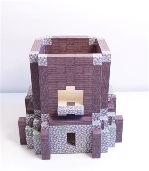 Pixel Papercraft - Pillager Outpost - Part 2