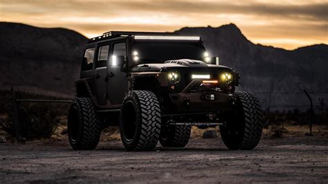 Custom Jeep Wrangler goes Off-Road | LED Lights - ModifiedX