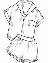 Pajamas coloring page  ColouringPages sketch template