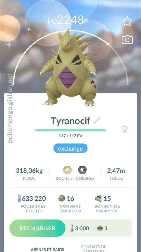 Shiny Tyranitar - Pokemon Go