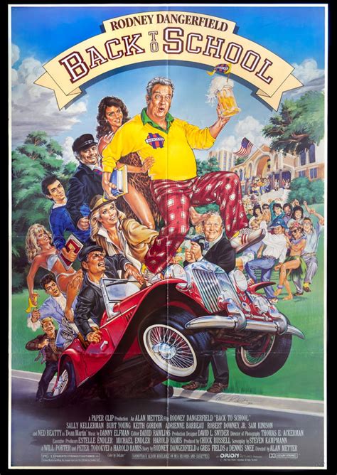 Back to School (1986) Original Art-Style One-Sheet Movie Poster - Original Film Art - Vintage ...